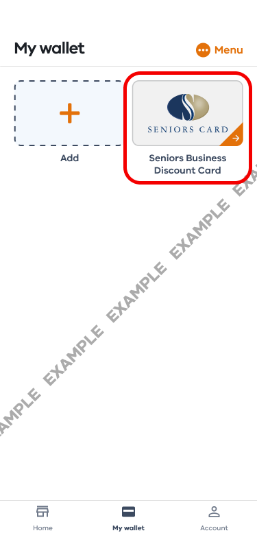 Seniors Business Discount Card